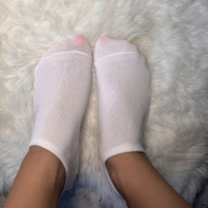 Socken getragen
