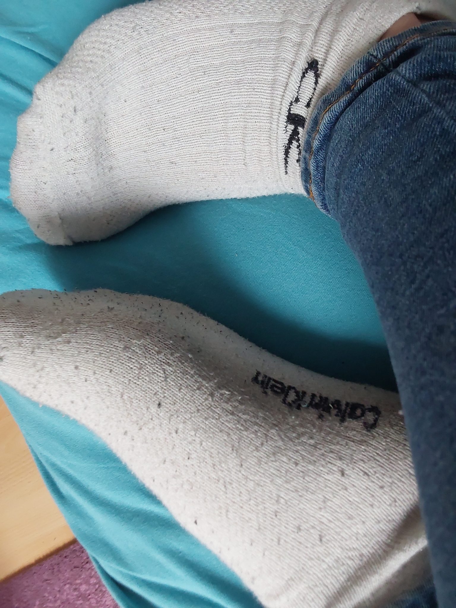 1 Woche lange getrage socken