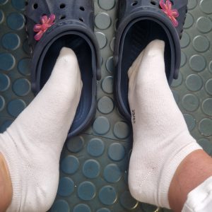 getragene Socken stark riechend