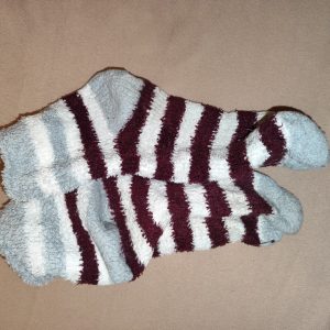 Getragene Socken