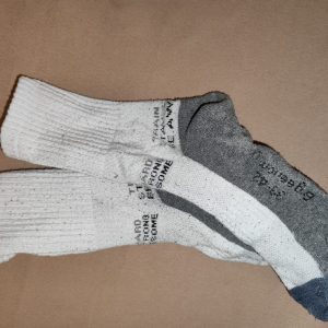 Getragene Sportsocken