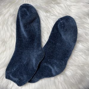 Kuschelsocken von mir getragen