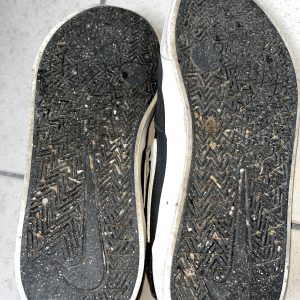 Getragene Schuhe